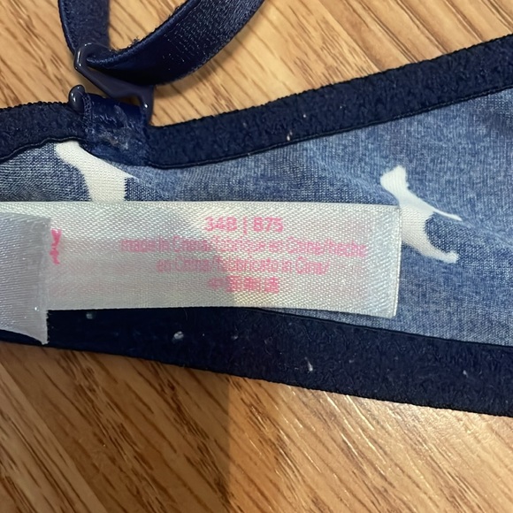 Victoria’s Secret Pink T-Shirt Light Gray Bar - Picture 6 of 9